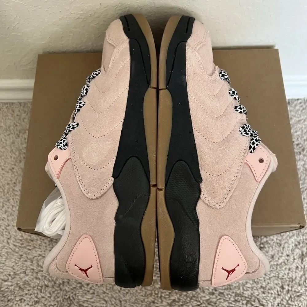 Jordan Men Pink Black Gum Suede Skate Nike Session Size 9 IB3731-600 New